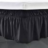 Wrap Around Bed Skirt – 8″ to 39″ Drop Length 1 PIECE BED SKIRT 3 Sided 100% Cotton - Image 8